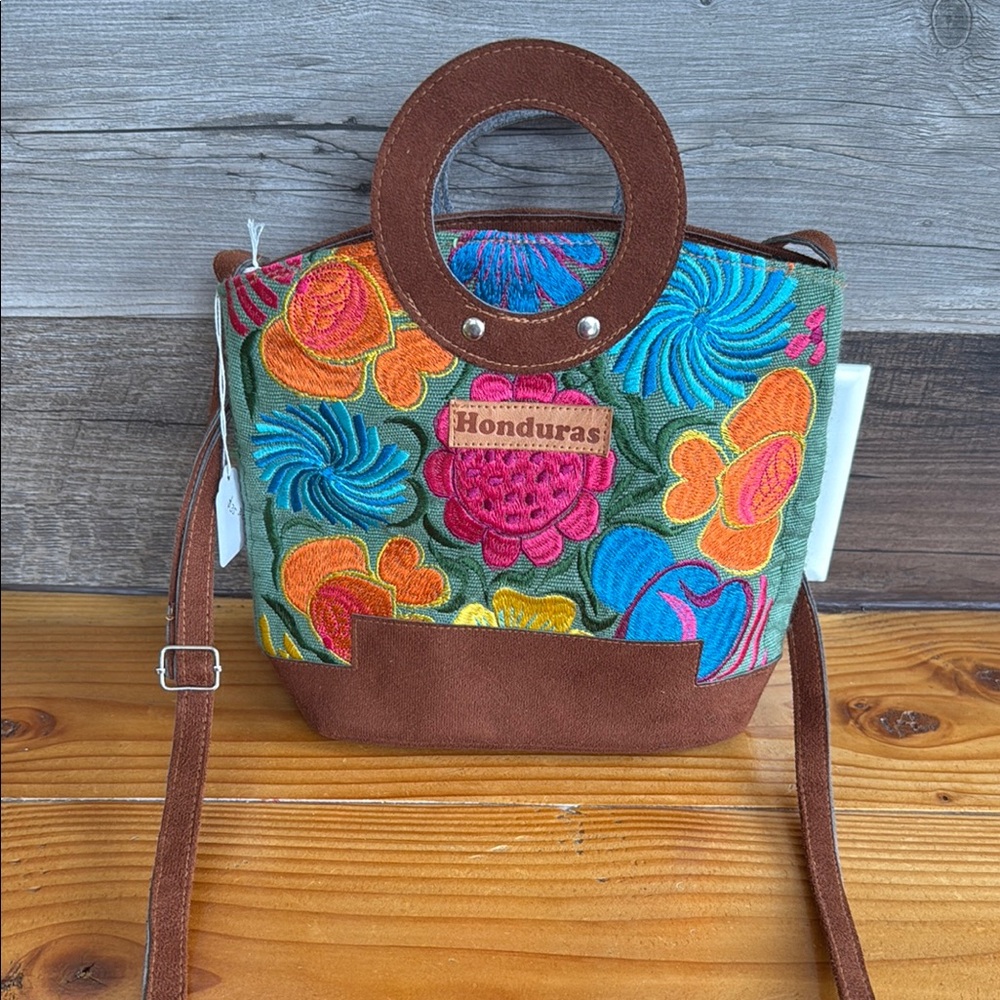 Multicolor Embroidered Women's Bag